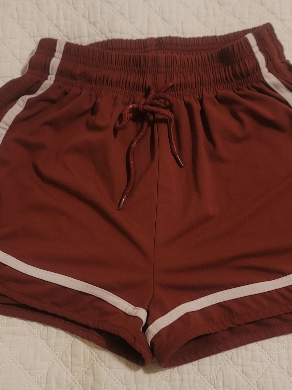 Vintage Stretch Dolphin Shorts – S/M – Retro Athletic Style